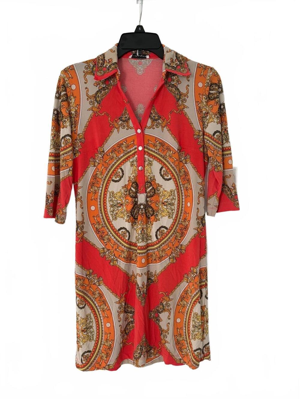 Sandra Darren Women's Size 4 Vintage Style Printed Dress